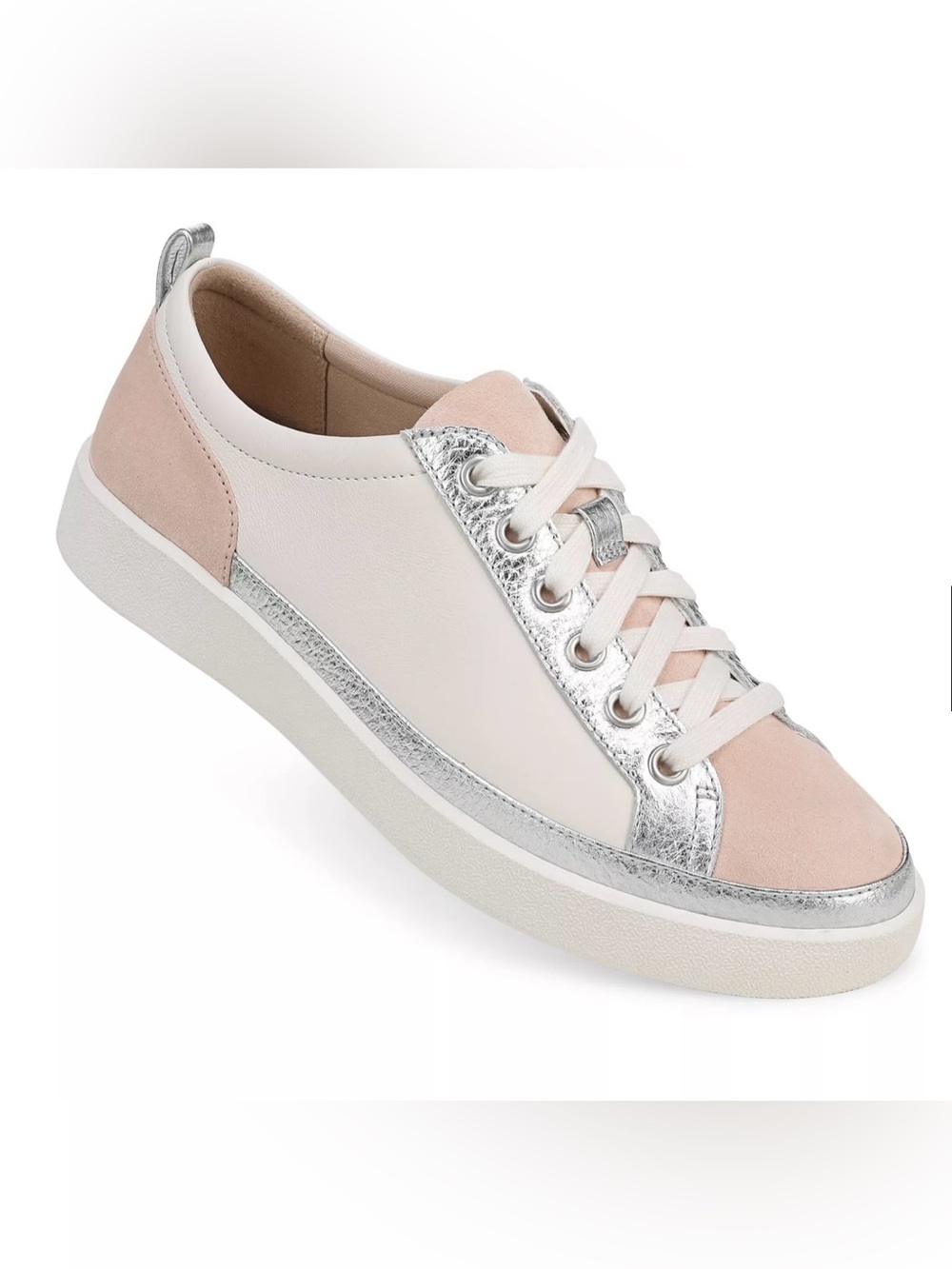 Vionic Women's Winny Sea Salt Multi Lace-Up Sneakers Sz 6